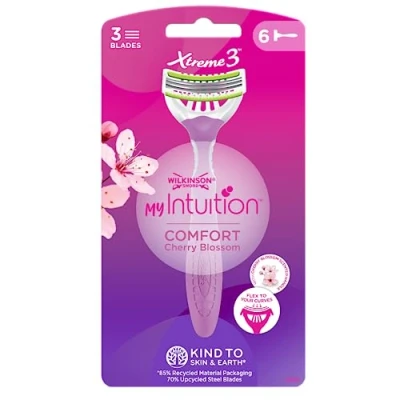 Imagen de Wilkinson Sword Xtreme 3 Beauty Cuchillas de afeitar desechables para mujer (6 unidades)