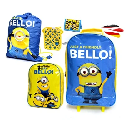 Imagen de MINIONS Juego de Maletas, 40 cm, 110 L, Color Amarillo