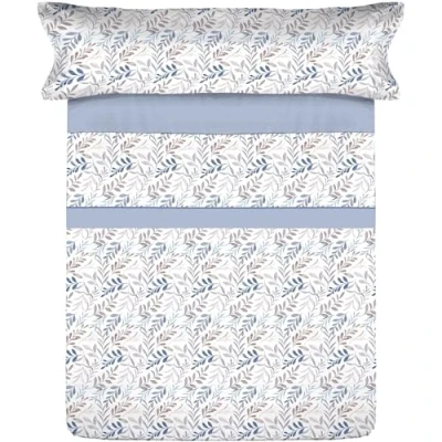 Imagen de Donegal Collections Juego de Sabanas Cama 150 150x190 Dnan Azul Ropa 3 Piezas Incluye Sabana Bajera, Encimera y Funda Almohada Microfibra Extra Suave