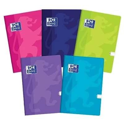 Imagen de Oxford Touch Cuaderno escolar (A5, 32 hojas, rayado, 10 unidades), varios colores