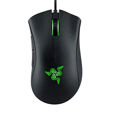 Imagen de Ratón gaming Razer Deathadder Essential, Por cable, 6.400 ppp, 5 Teclas, USB, Negro