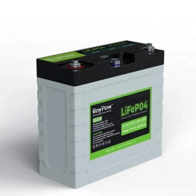 Imagen de RoyPow 12V 18Ah Ciclo Profundo LiFePO4 batería, 3500 8000 ciclos Recargable de Litio batería fosfato Hierro para scoo, Fios, Ruedas energía, Sistema Solar, UPS RV/Camper, Fish Finder