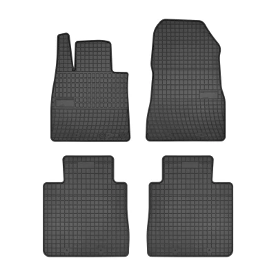 Imagen de FROGUM 0456 Juego de alfombrillas suelo Caucho delante y detrás 4 negro Adaptado NISSAN: Note II Hatchback
