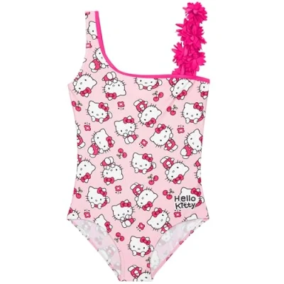 Imagen de Get Trend Hello Kitty Bañador Niña y Adolescente de Una Pieza Bañadores Natacion Bebe Traje Baño para Piscina Playa (9 10 Años, Rosa Kitty)