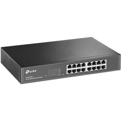 Imagen de TP Link 16 Port Desktop Gigabit Easy Smart Ethernet Switch, Steel Case, 13 inch Rack Mount(TL SG1016DE)
