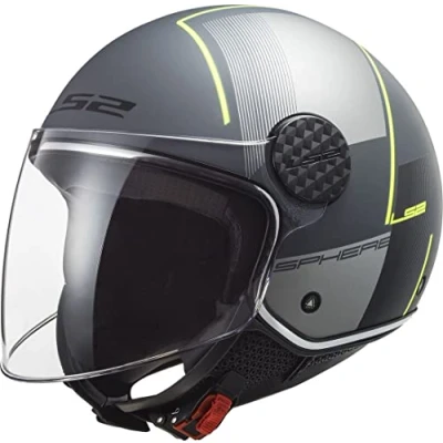 Imagen de LS2, Casco Moto Jet SPHERE LUX FIRM Matt Black Titanium, S