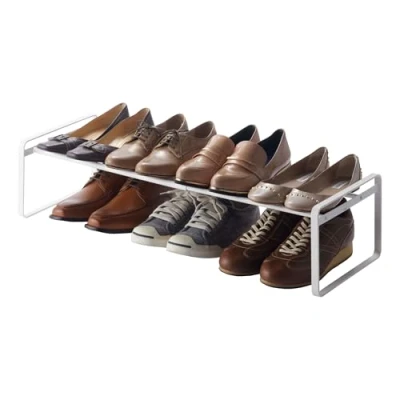 Imagen de YAMAZAKI Frame Zapatero, Metal, Blanco, Talla única
