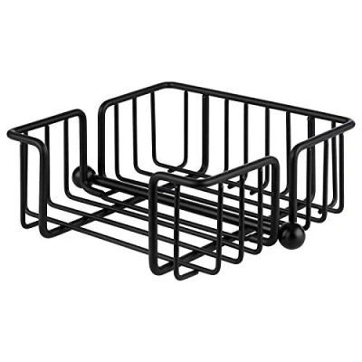 Imagen de servilletero APS &quot;Urban&quot;, dispensador de servilletas metal cromado, para 1/4 pliegue, incluye pesos, 19 x cm, 7,5 cm altura, 50