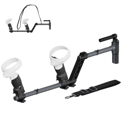 Imagen de Culata Magnética VR para Quest 2, Empuñadura de Rifle Accesorios Controlador Compatible con Adaptador Quest2 Ligero y Rápido Quitar (For 2)