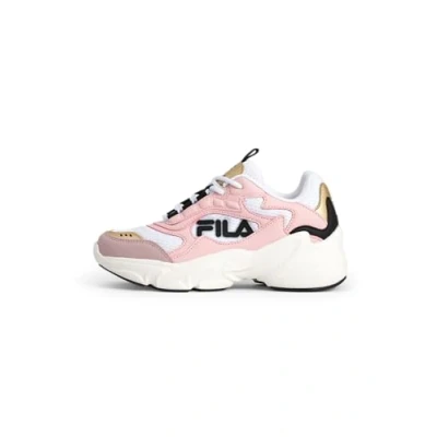 Imagen de Fila Collene LOGO Unisex Zapatillas para niños, Talla: 29, White/powder pink Zapatos
