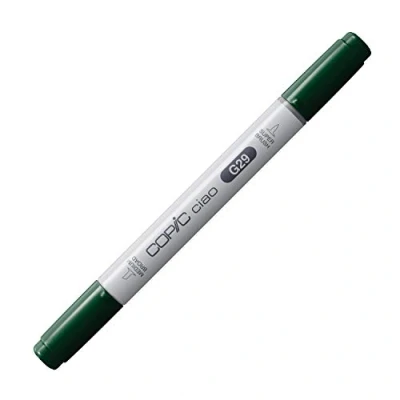 Imagen de COPIC Ciao Marcador Gráfico de Doble Punta, Verde (Pine Tree Green), 1.4 ml