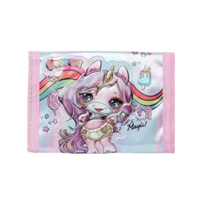 Imagen de Poopsie Slime Surprise Magic Billetero Velcro, Rosa, 21.5 x 9 cm