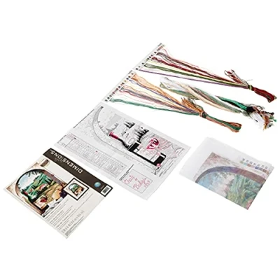 Imagen de Dimensions Needlepoint Tuscan View Kit, Algodón, Multicolor, 30 x 40 0.1 cm