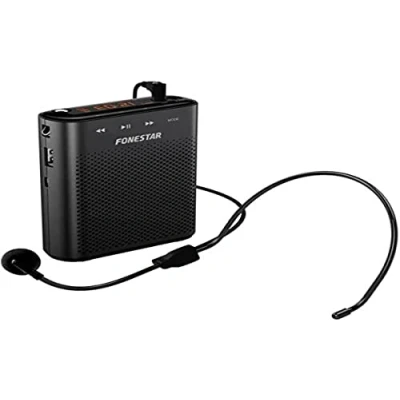 Imagen de Amplificador portátil Fonestar ALTA VOZ 30, 9 h, 30 W, 2000 mAh, Tarjeta Micro SD, USB, MP3, Negro