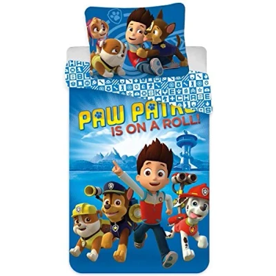Imagen de BrandMac ApS PAW Patrol juego de cama para bebé, 100 x 135 cm, 40 60 pequeño Ryder