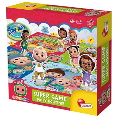 Imagen de Liscianigiochi CoComelon Supergame oca Juego de Mesa para niños a Partir 3 años, Multicolor (90952)