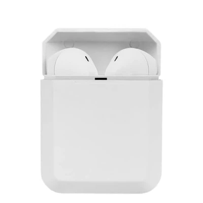 Imagen de Auriculares Tws Bluetooth 5.0 Táctil Diseño Ergonómico Exclusivo Poligonal Dam I2 Blanco