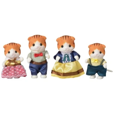 Imagen de Sylvanian Families 05290 Familia Gato Maple (EPI)