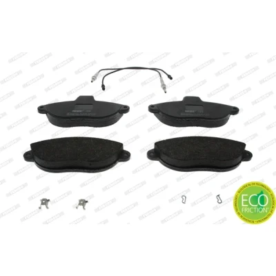 Imagen de FERODO PREMIER ECO FRICTION FVR1002 Juego de pastillas freno con contacto avisador desgaste accesorios CITROËN: Jumpy I MPV, Furgón
