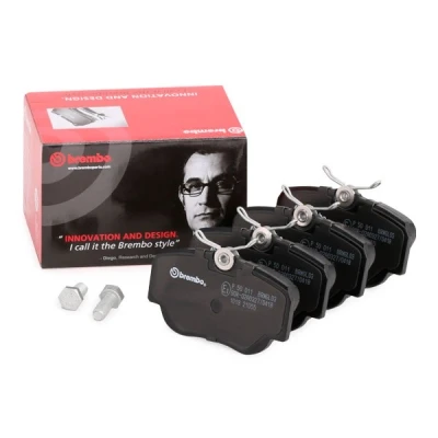 Imagen de BREMBO P 50 011 Juego de pastillas freno preparado para indicador desgaste con tornillos pinza sin accesorios MERCEDES BENZ: 190