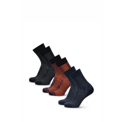 Imagen de Danish Endurance 3 PACK Calcetines, Talla: 43 47, navy orange, black,