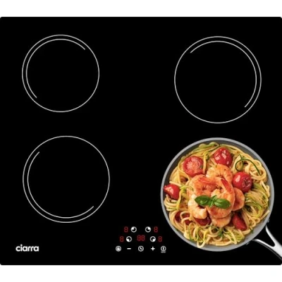 Imagen de Ciarra Placa de inducción CABBIH4 E cocina 4 fuegos 9 niveles potencia elétrica Integrada 60cm