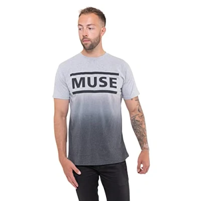 Imagen de Muse Camiseta con logotipo de Nue oficial, unisex, color Blanco, XL