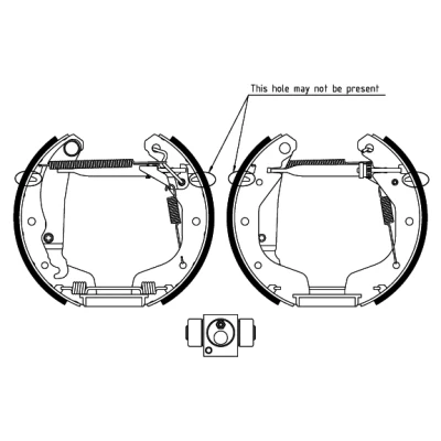 Imagen de TEXTAR Shoe Kit Pro 84058100 frenos, disco de tambor con cilindro freno rueda, accionador OPEL: Corsa C Hatchback