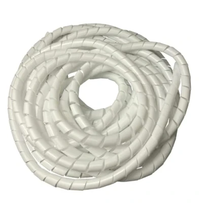 Imagen de On1shelf® Envoltura en espiral para organizar cables, color blanco, 12 mm (10 m)