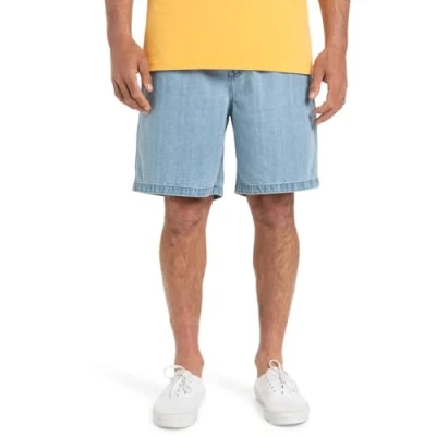Imagen de Quiksilver Taxer Shorts vaqueros, Hombre, Talla: Large, Stone wash