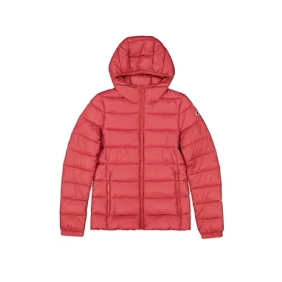Imagen de Champion Legacy Outdoor W (117568) WR Light Nylon Cirè 35gr C Logo Hooded Chaqueta Acolchada, Rojo (RS050), L para Mujer