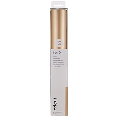 Imagen de Cricut Iron On Gold 61cm (24&quot;) Heat Transfer Vinyl Roll (HTV) For use with all Cutting Machines