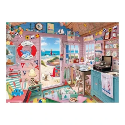 Imagen de Ravensburger Puzzle: Cabaña de la Playa, Puzzle 1000 Piezas, Puzzles para Adultos, Piezas Pegamento Enmarcar Puzzles, Rompecabezas Pasatiempos Adultos