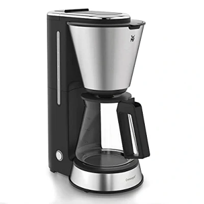 Imagen de WMF Kitchenminis cafetera Aroma de goteo con vaso cristal, filtro para hasta 4 tazas café, programa antical, indicador agua, display digital, extraible, 760 W