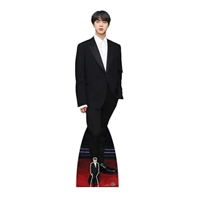 Imagen de STAR CUTOUTS CS959 jin Bangtan Boys Kim Seok Camisa Blanca de cartón tamaño Real con Mini Gratis