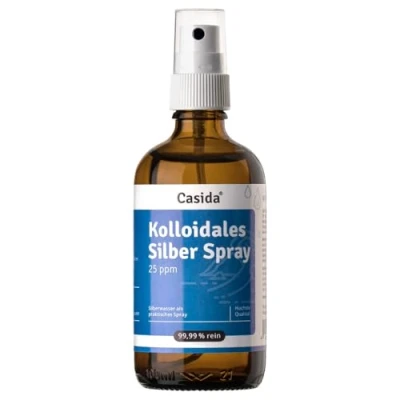 Imagen de Casida® Spray de plata coloidal 25PPM 100% natural en práctico envase aerosol calidad farmacias 100 ml