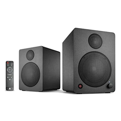 Imagen de Wavemaster Cube Mini Neo Sistema de altavoces (36 V, Bluetooth, entrada digital, control remoto por infrarrojos) color negro