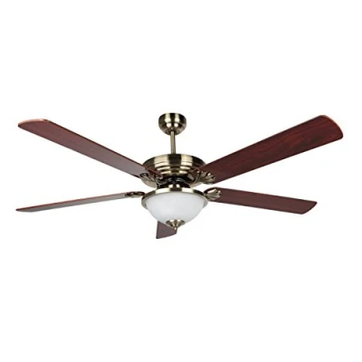 Imagen de Orbegozo CP 80142 Ventilador de techo con mando a distancia, 5 palas reversibles, 142 cm diámetro, potencia 70 W, luz, 3 velocidades