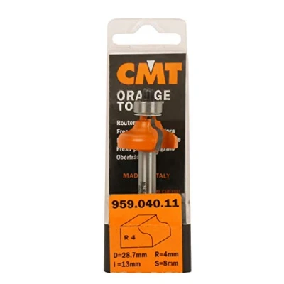 Imagen de CMT Orange Tools 960.040.11 Fresa perfilada con rodam. hm s 8 d 28.7 r 4