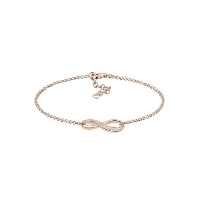 Imagen de Elli Pulseras Mujeres Símbolo del Infinito con Cristales de Zirconia en Plata Ley 925