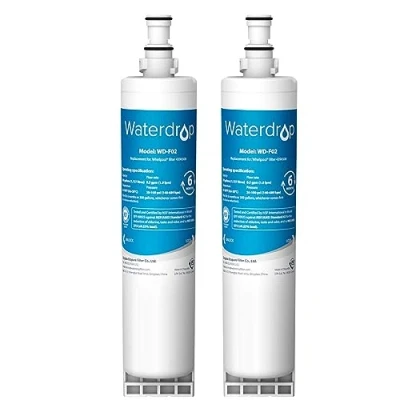 Imagen de 2X Waterdrop 4396508 Filtro de Agua para Nevera, Compatible con Whirlpool 4396508, 4396510, Maytag, KitchenAid, SBS002, SBS004, SBS200, S20BRS, EDR5RXD1, 481281729632