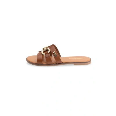 Imagen de Les Tropeziennes par M Belarbi Sandalias planas, Mujer, Talla: 41, Camel Zapatos