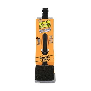 Imagen de Scrub Daddy BBQ Cepillo de Limpieza para Barbacoa con raspador y abridor Botellas, Limpiador Parrilla Barbacoa, sin cerdas Alambre FlexTexture, cepillos limpiadores