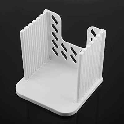 Imagen de BORDSTRACT Cortador de Pan,tabla Cortar Pan Plastico Ajustable,cortador Sandwich,con Herramienta Cocina Casera Panadería 4 Espes,Rebanadas finas o gruesas