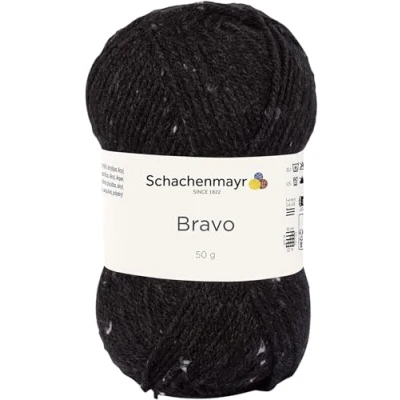Imagen de Schachenmayr Bravo, 50G Anthrazit Tweed Hilos para Tejer A Mano
