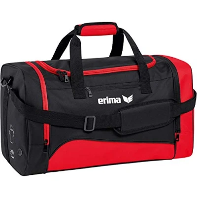 Imagen de erima Sporttasche Bolsa de deporte, 65 cm, 66,5 liters, Rojo (Rot/schwarz)