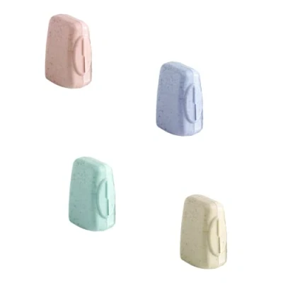Imagen de 4 Piezas Estuche Protector la Cabeza del Cepillo de Dientes, Colores Diferentes Funda Protectora para Viajes, Campamentos Portátil Dientes Adecuado Familia