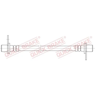 Imagen de QUICK BRAKE 25.087 Latiguillos de Freno 341 M10x1