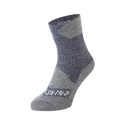 Imagen de SealSkinz Waterproof All Weather Ankle Length Calcetín, Hombre, Navy Blue/Grey Marl, Extra Large