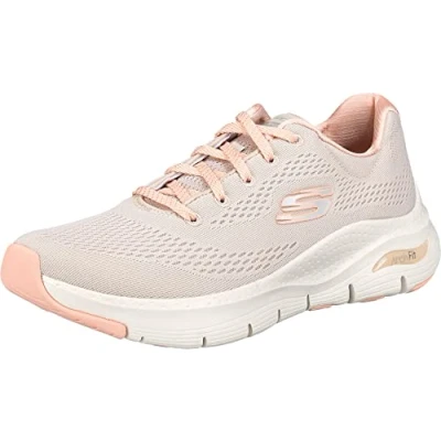 Imagen de Skechers Arch Fit Big Appeal, Zapatillas Mujer, Natural Knit Mesh Coral Trim, 38 EU